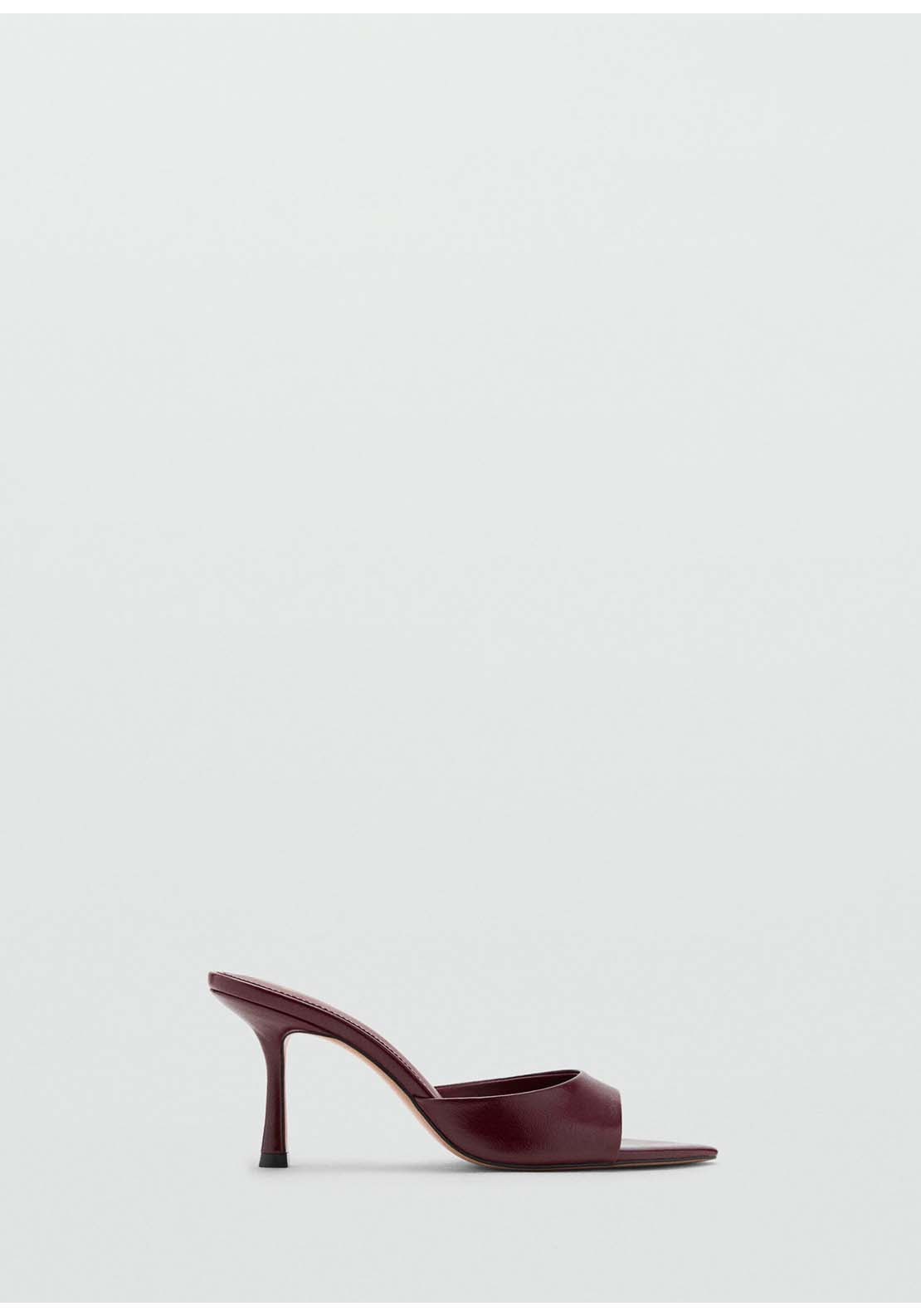 Mango Pointed Heel Sandals - Red 1 Shaws Department Stores