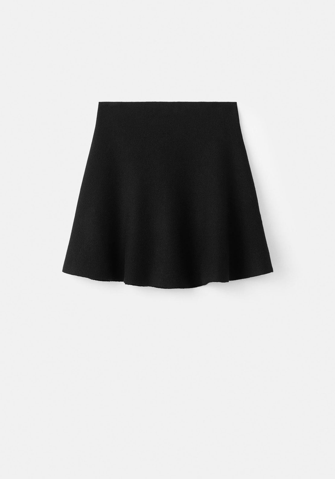 Mid Rise Mini Skirt - Black