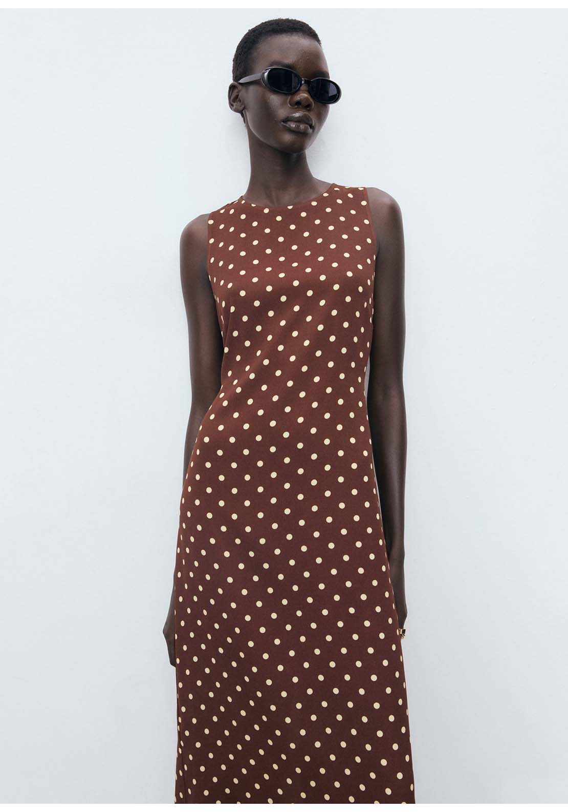Polka Dot Midi Dress