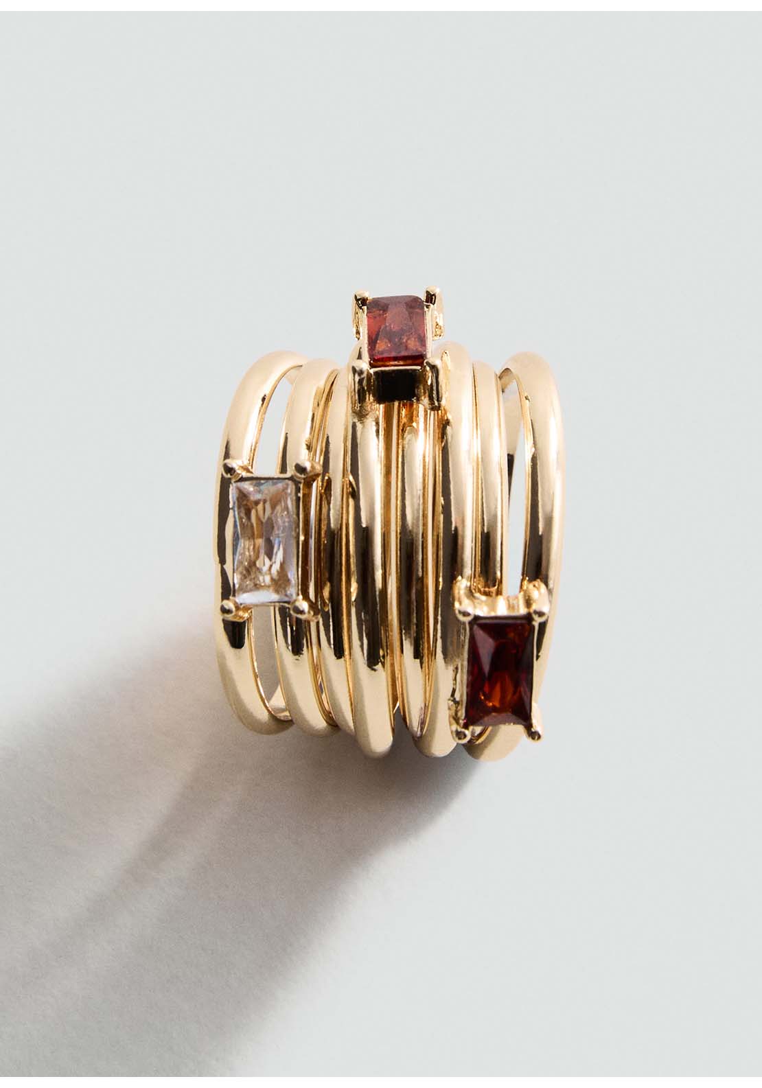 Mango Ring Lotto - Gold 2 Shaws Department Stores