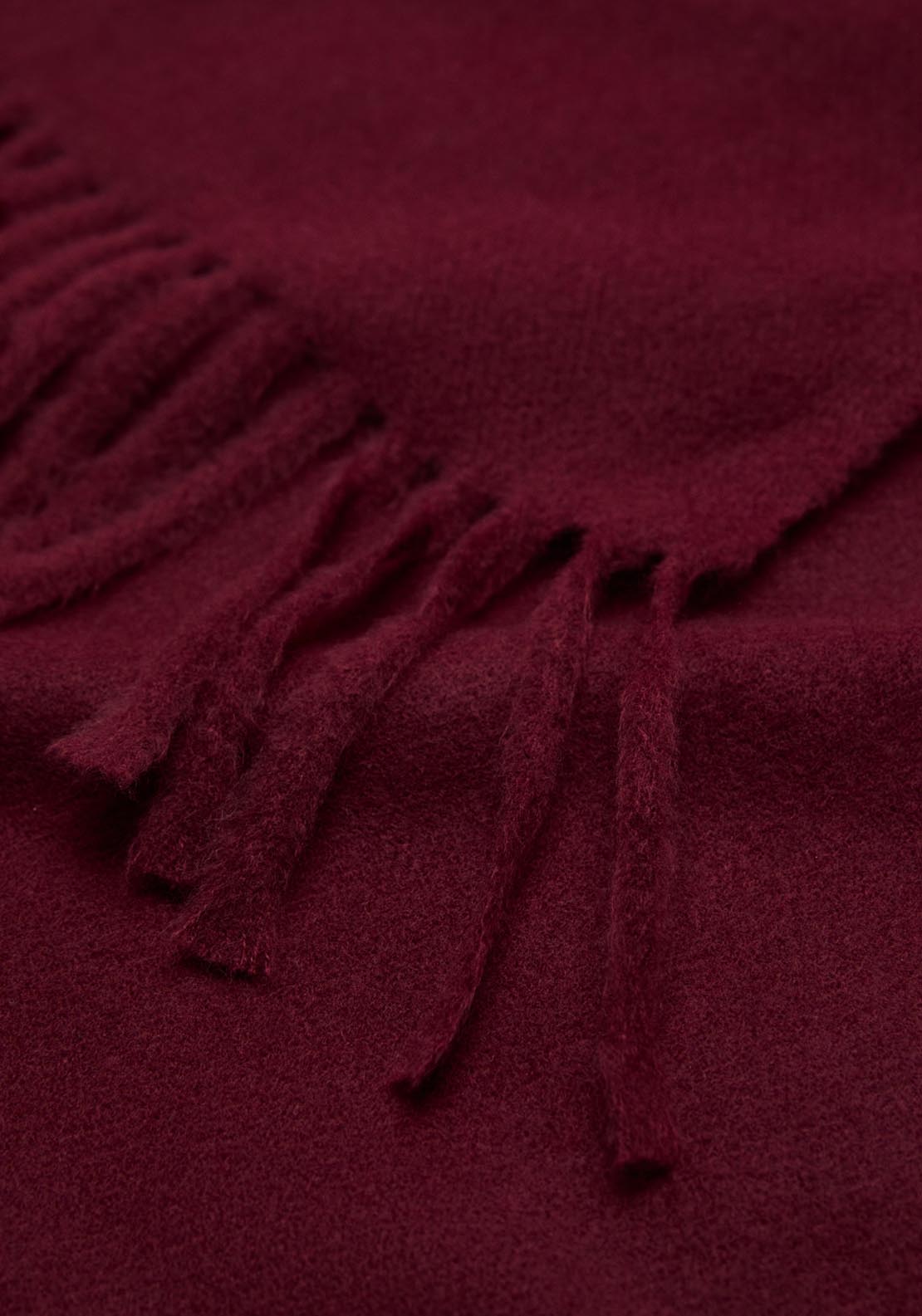 Mango Fringed Edge Scarf - Red 2 Shaws Department Stores