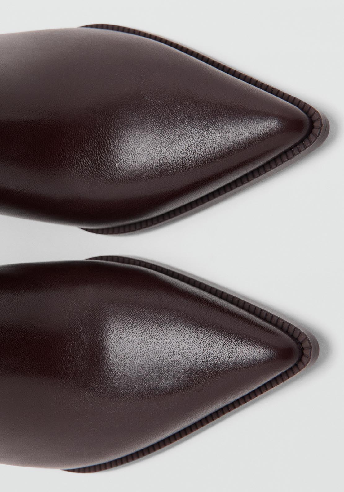 Ankle Boots With Block Heel - Brown