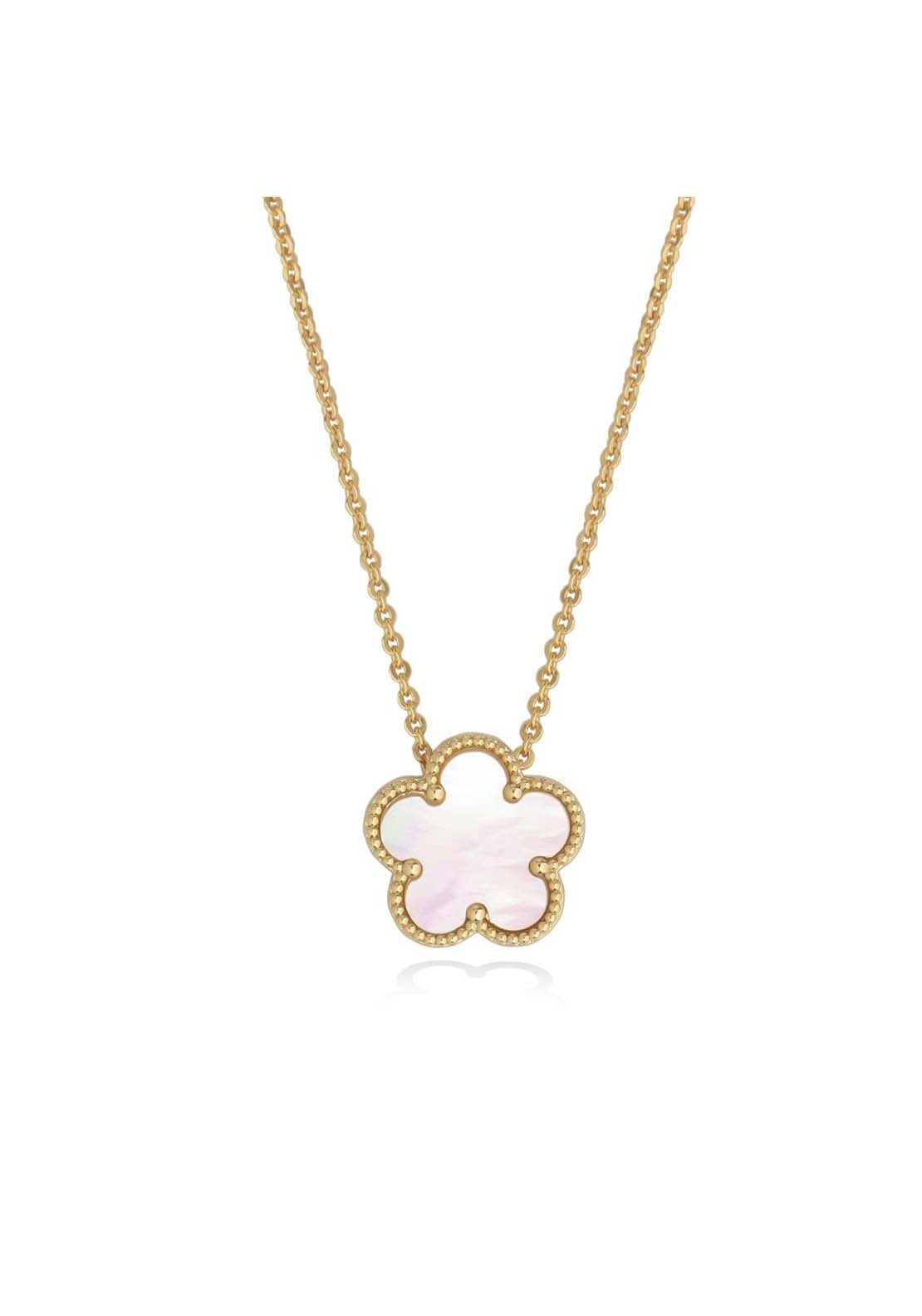 Tipperary Jewellery Collection Mop Pendant - Rose Gold 1 Shaws Department Stores