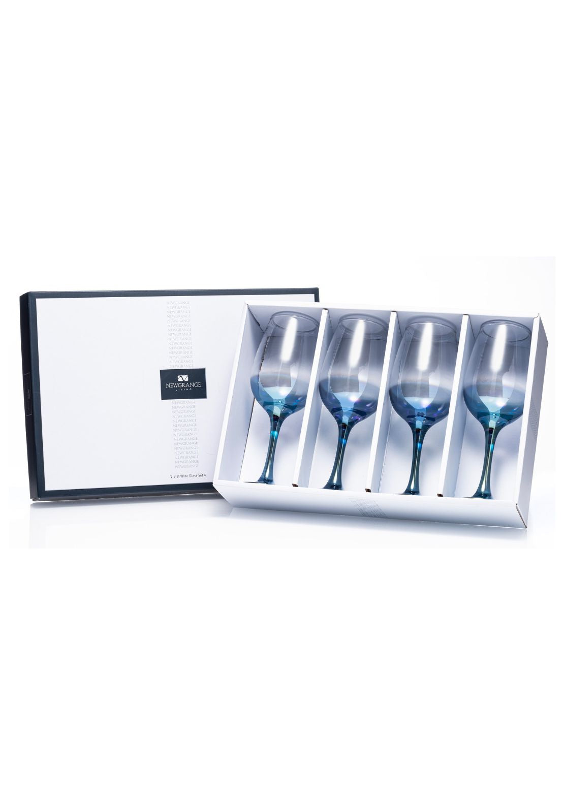 Newgrange Living Ulltra Voilet Wine Glass Set of 4 2 Shaws Department Stores