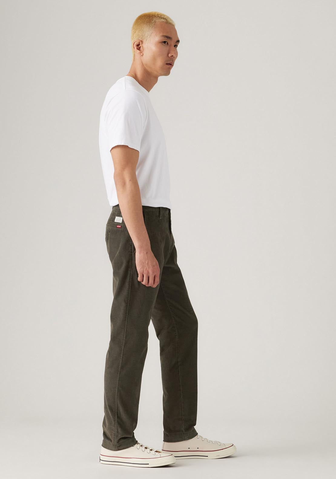 Levis Standard Taper Corduroy Chinos - Black 3 Shaws Department Stores