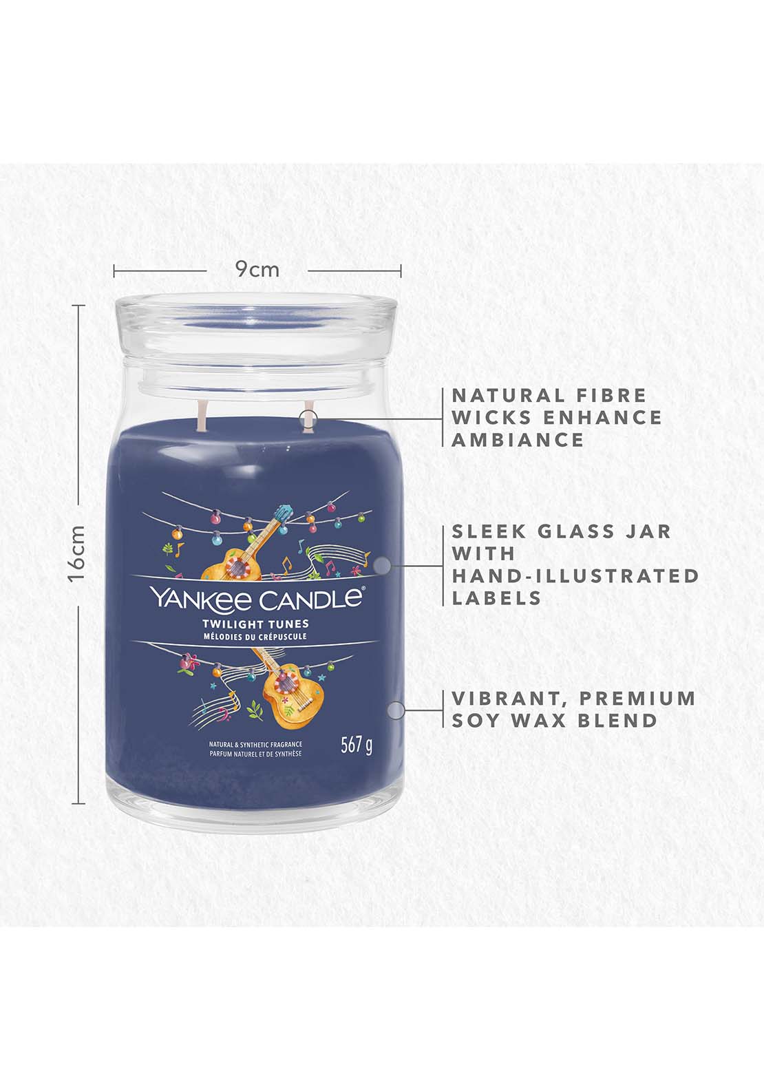 Yankee Candle Yankee Large Jar Twilight Tunes 4 Shaws Department Stores