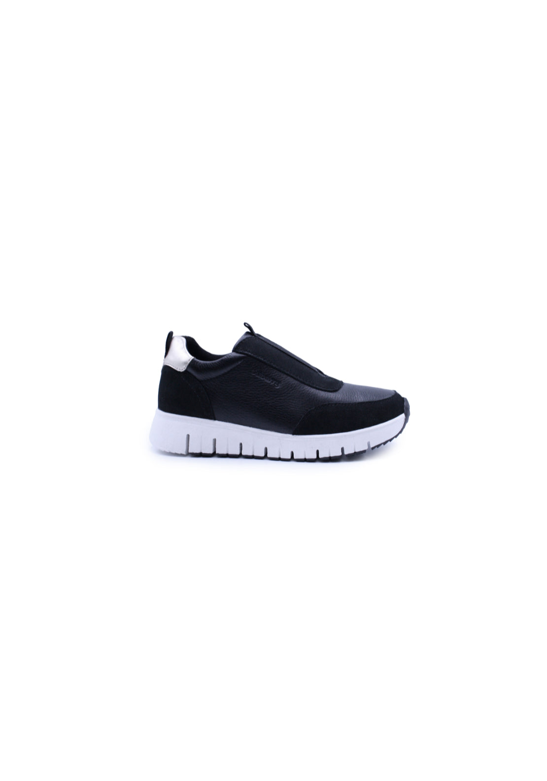 Dubarry Slip On Elast Front Trainer - Black 1 Shaws Department Stores
