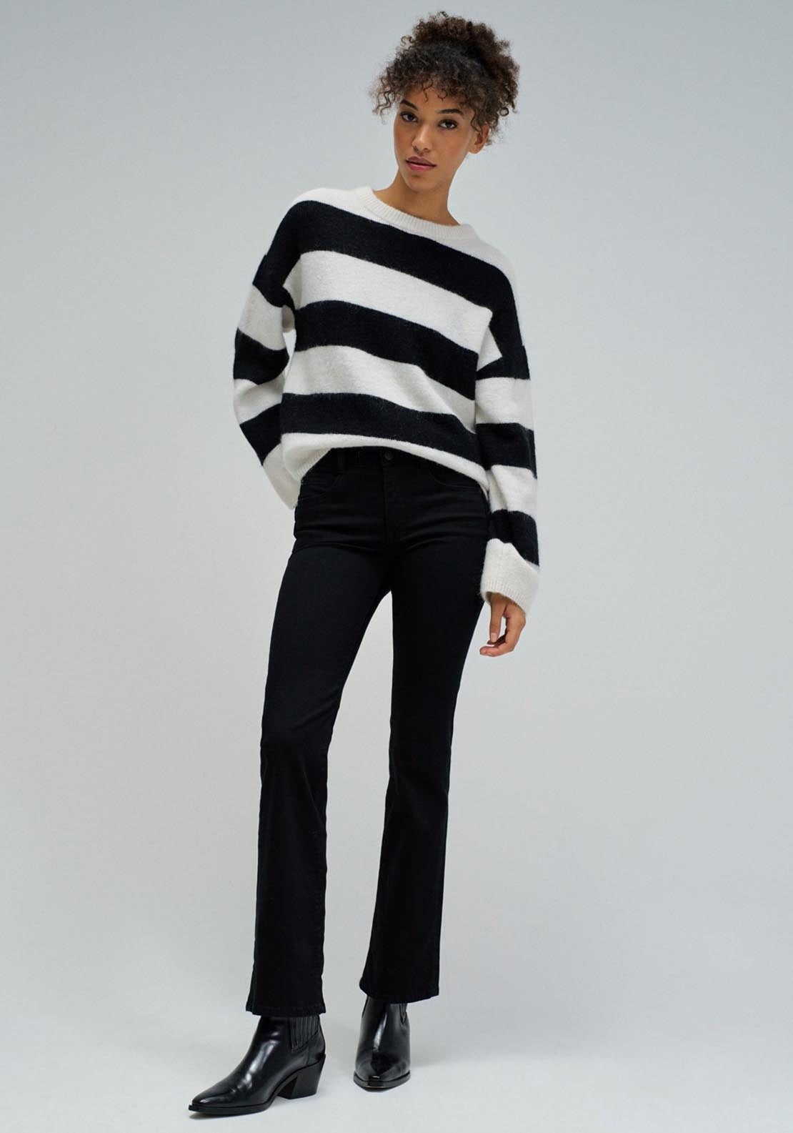 Salsa Secret Push In Bootcut Jeans - Black 4 Shaws Department Stores