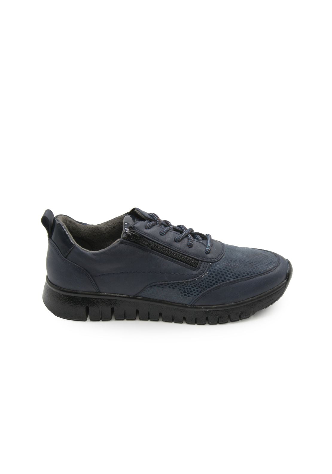 Dubarry Jude Zip Trainer - Navy 1 Shaws Department Stores