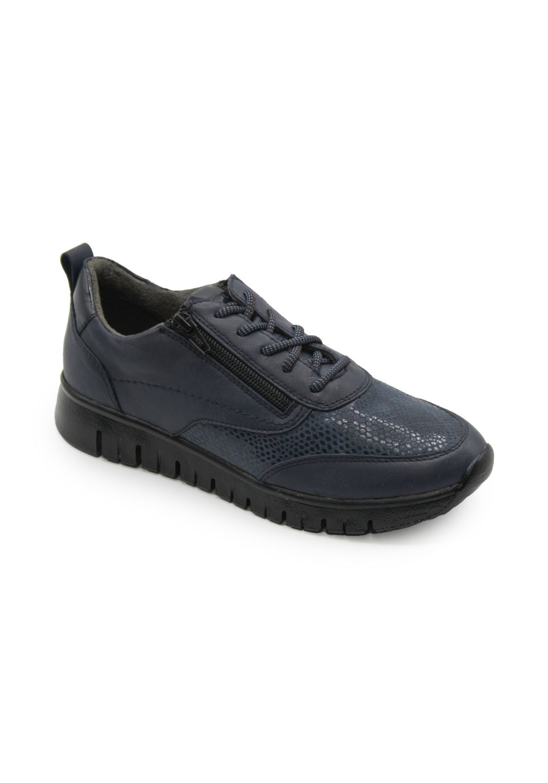 Dubarry Jude Zip Trainer - Navy 2 Shaws Department Stores