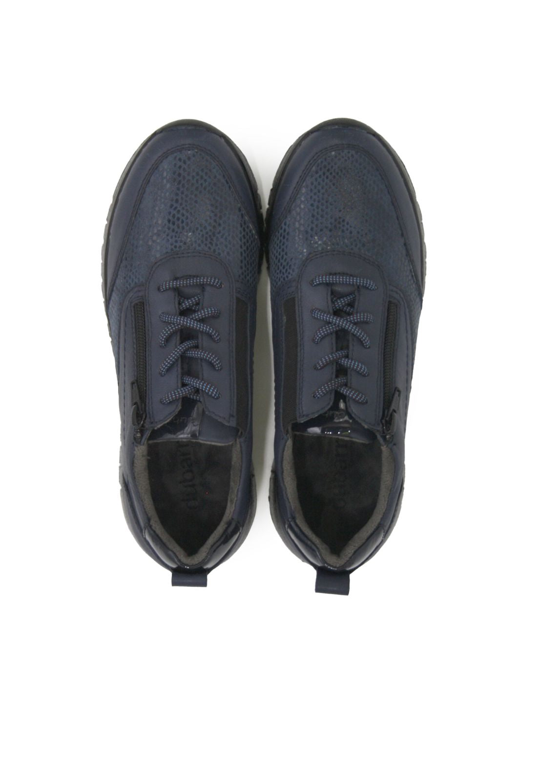 Dubarry Jude Zip Trainer - Navy 5 Shaws Department Stores