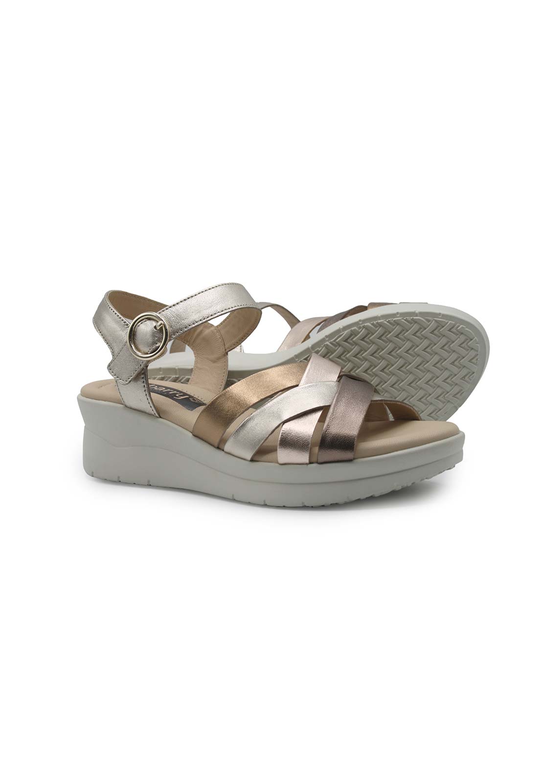 Dubarry Jade Wedge Sandal - Bronze 1 Shaws Department Stores