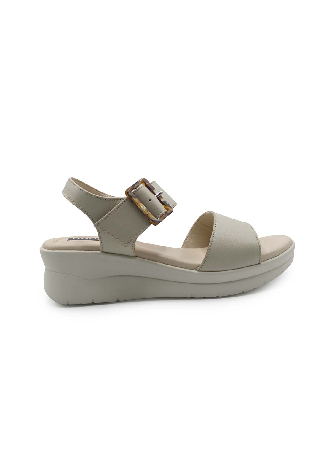 Dubarry Juliet Low Wedge Sandal - Beige 2 Shaws Department Stores