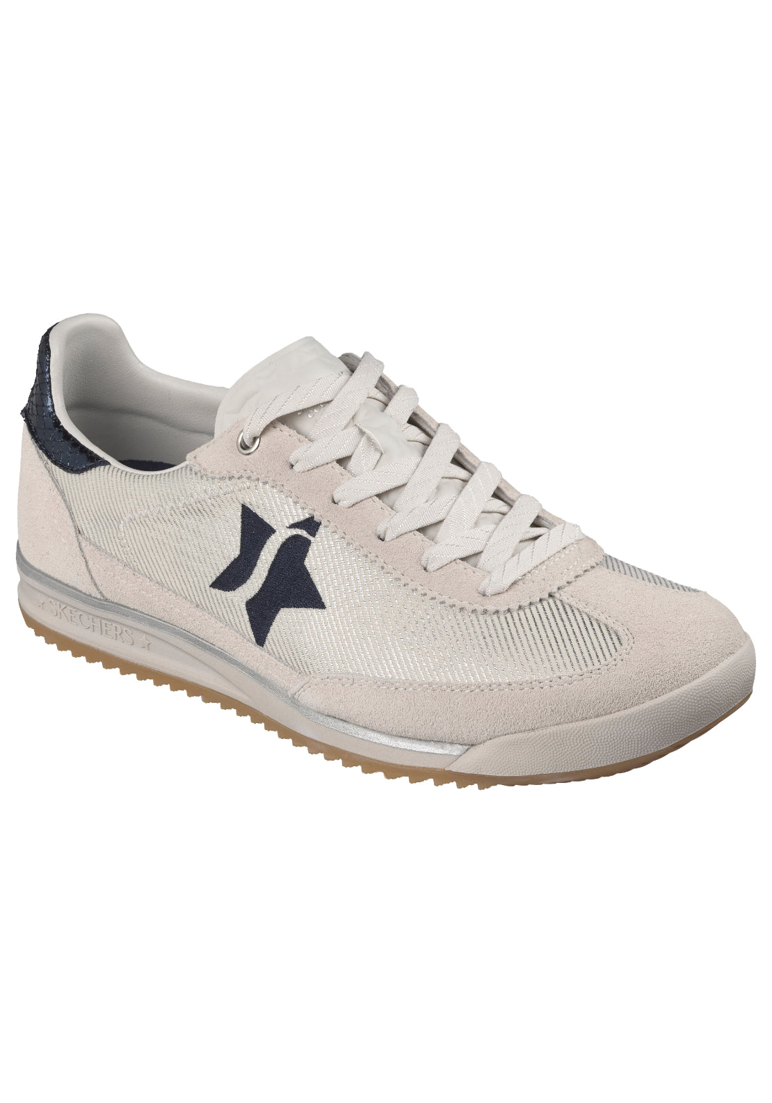 Perfectly Shimmered - Off White/navy