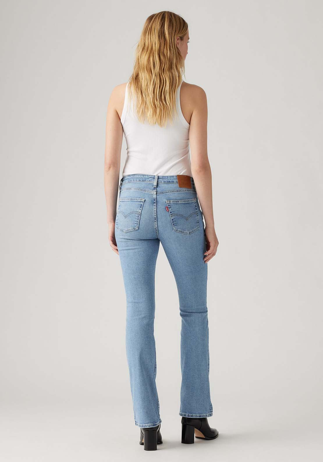 Levis 725 High Rise Bootcut - Blue 2 Shaws Department Stores