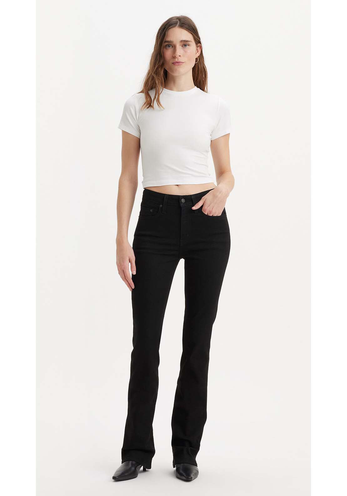 Levis 725 High Rise Bootcut Jean 1 Shaws Department Stores