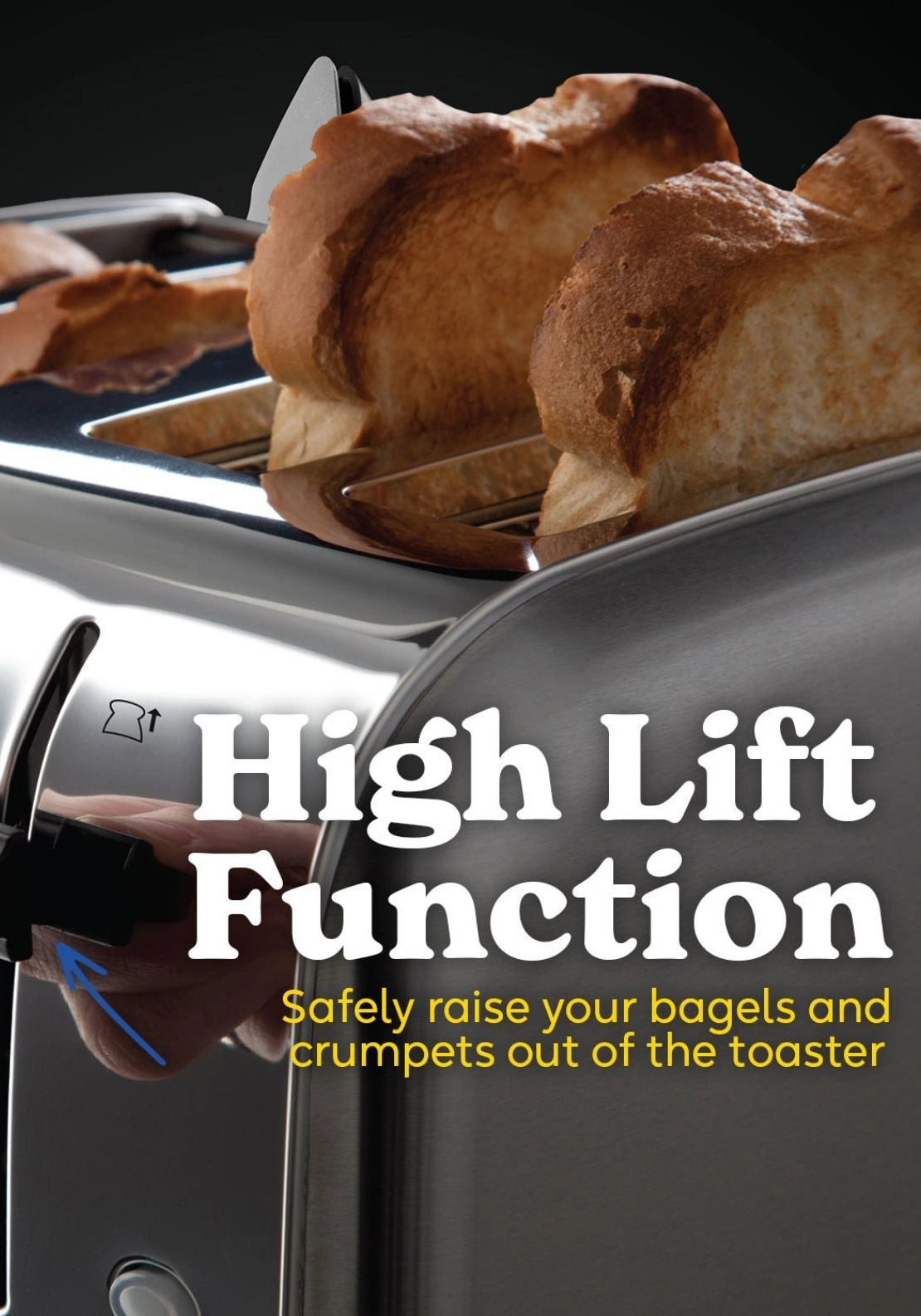 4 Slice Toaster Brushed & Polished Stainless Steel - Model 18790