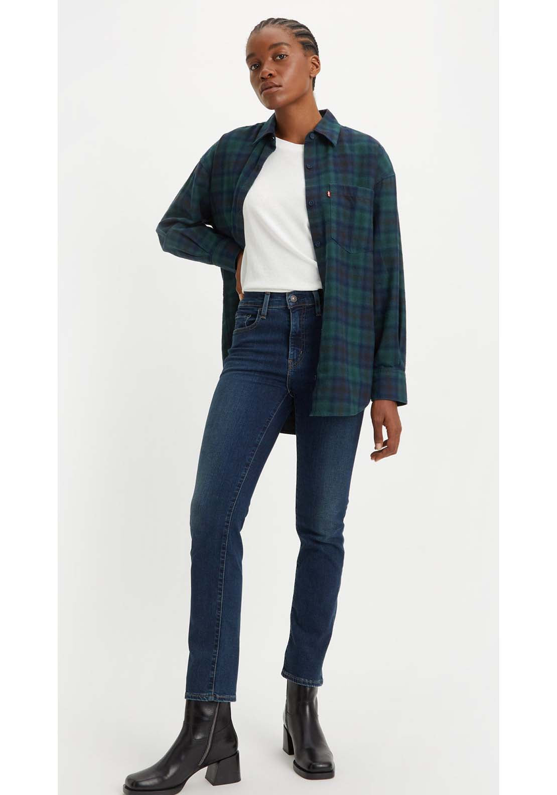 Levi's 724 high rise straight jeans online