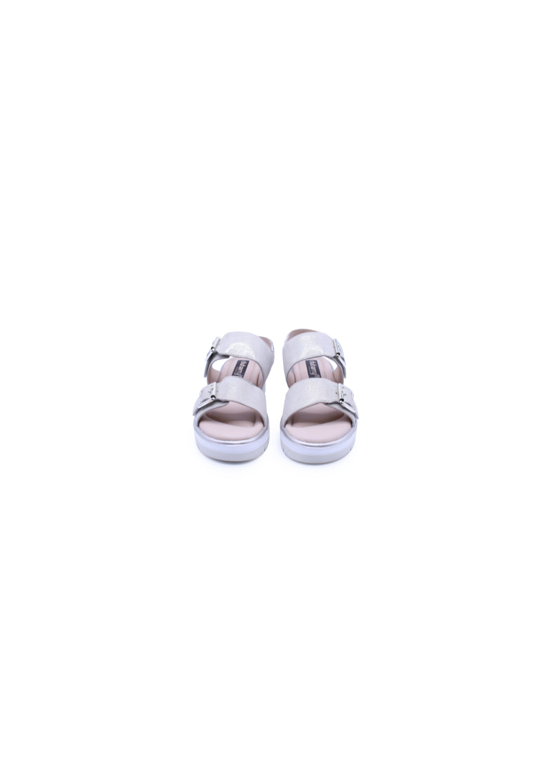 Dubarry Double Strap Cleat Sole Sandal - Gold 5 Shaws Department Stores