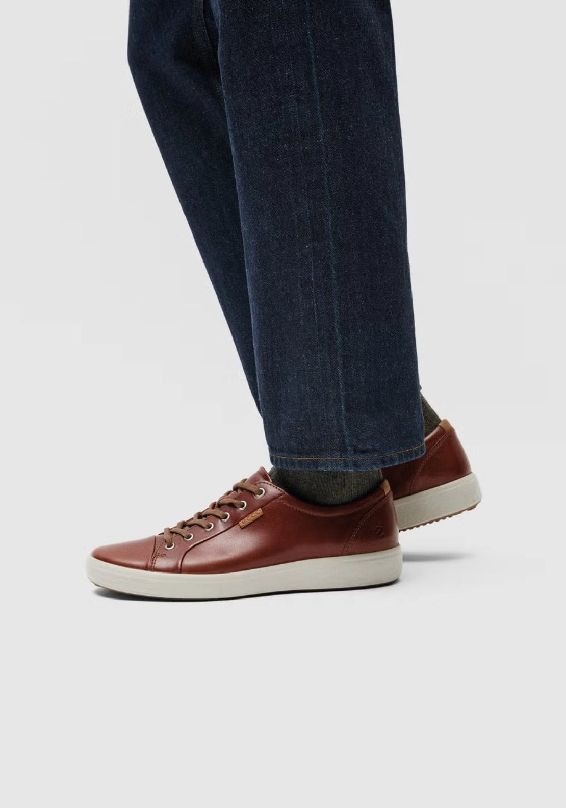 Soft 7 Leather Trainer - Brown