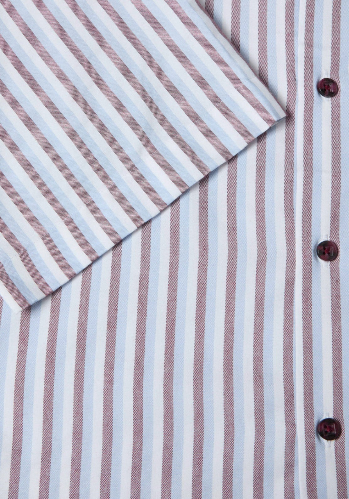 Drifter Striped Short Sleeve Ivano Shirt - Red 16 3 Shaws Department Stores