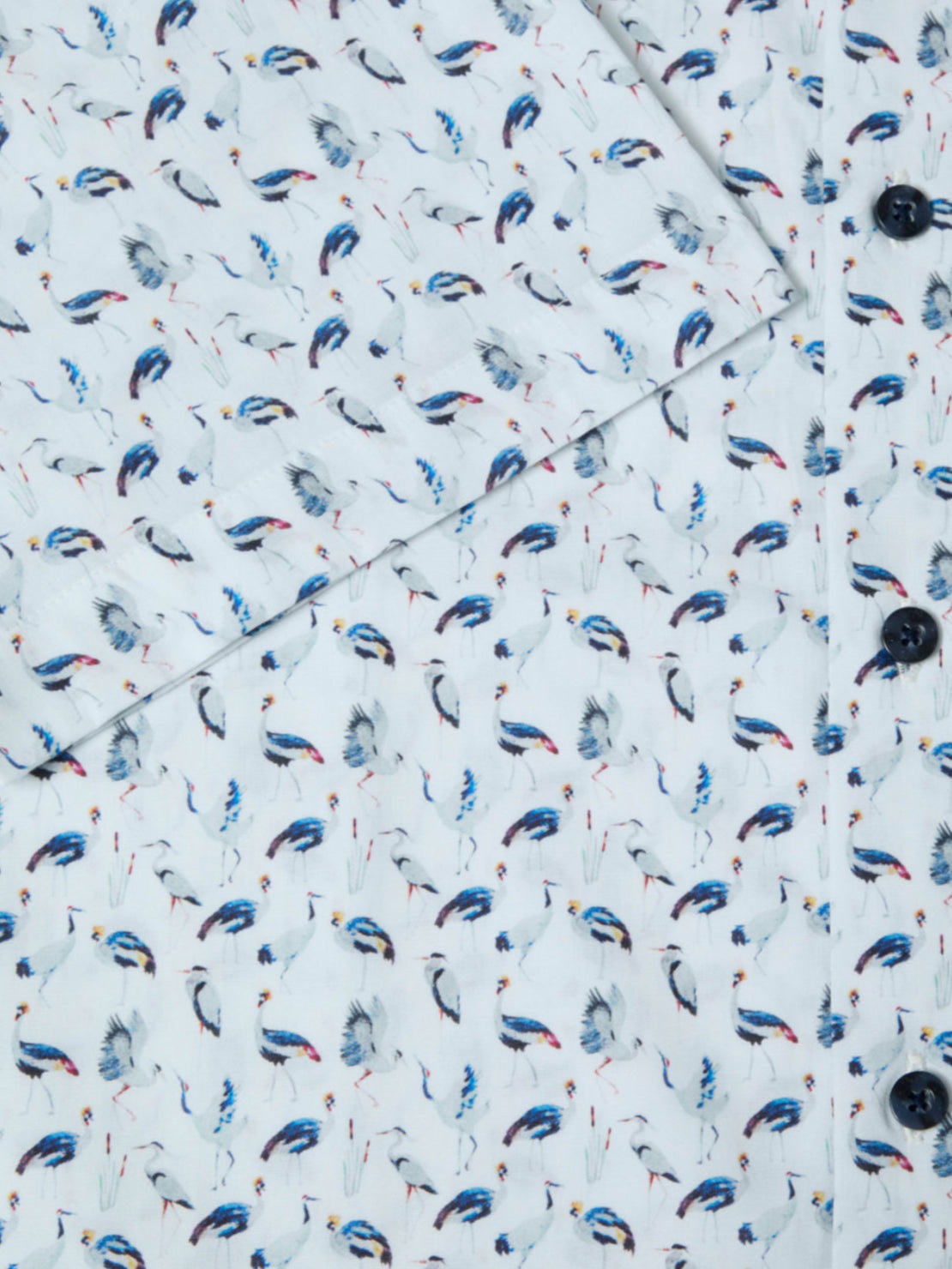 Drifter Short Sleeve Giovanni Shirt With Elastane - Blue 3 Shaws Department Stores