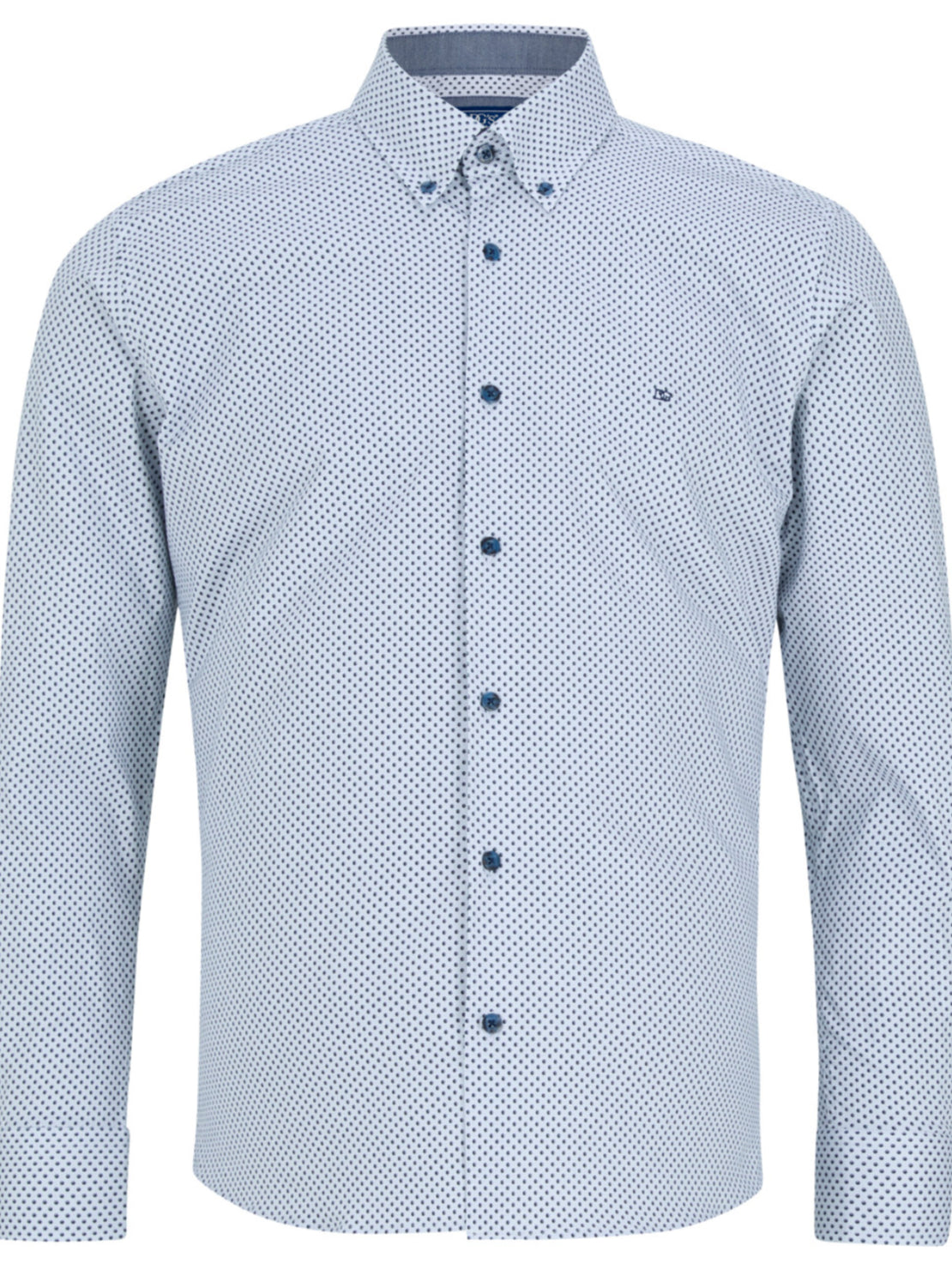 Drifter Long Sleeve Ivano Shirt With Elastane - Print 1 Shaws Department Stores