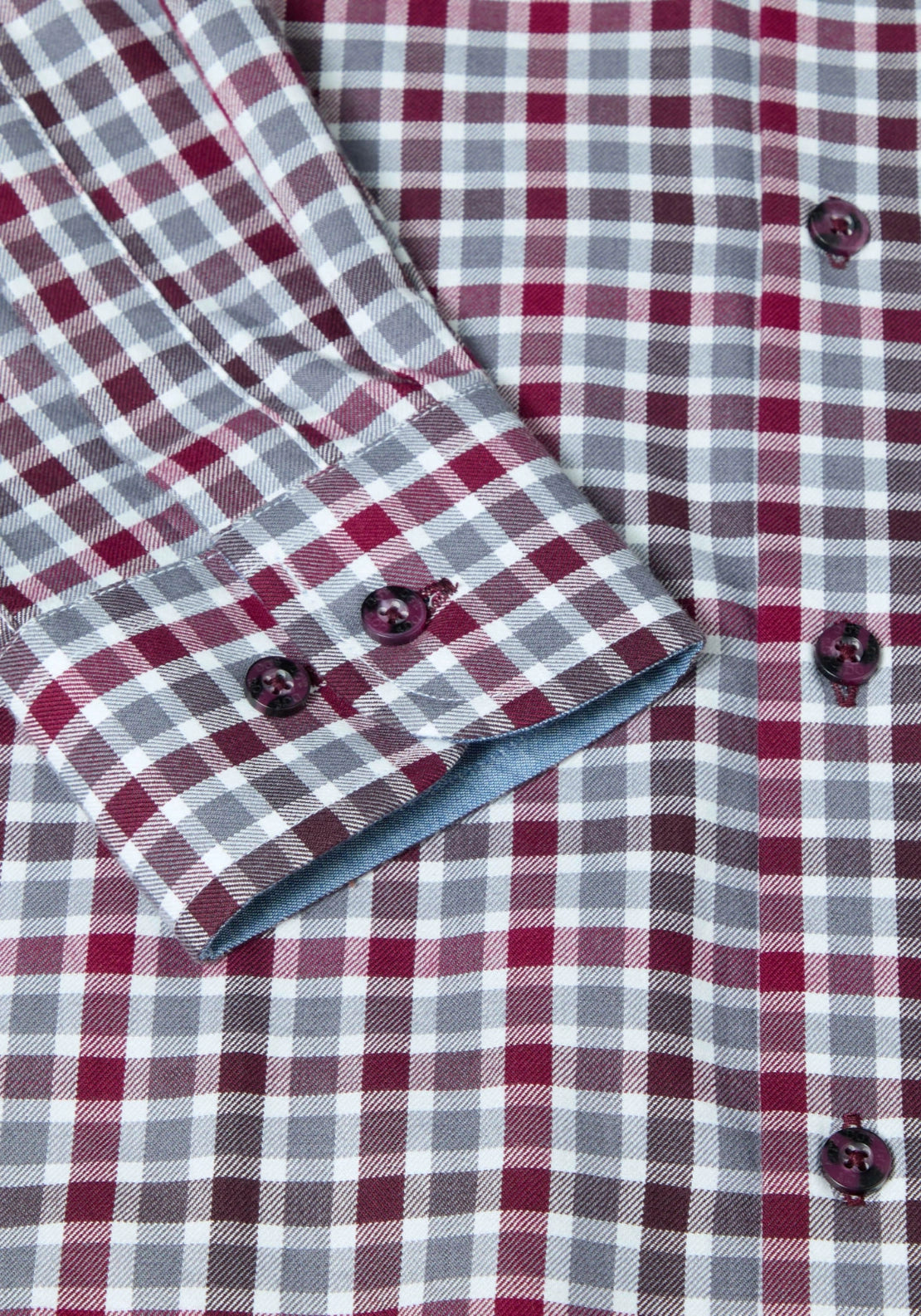 Long Sleeve Check Shirt - Red