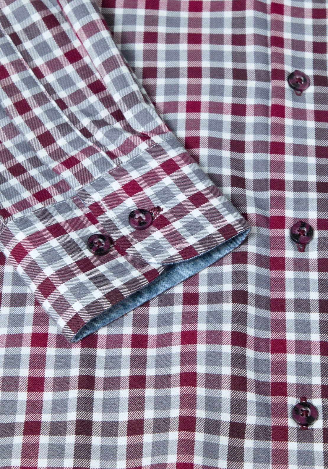 Drifter Long Sleeve Check Shirt - Red 3 Shaws Department Stores