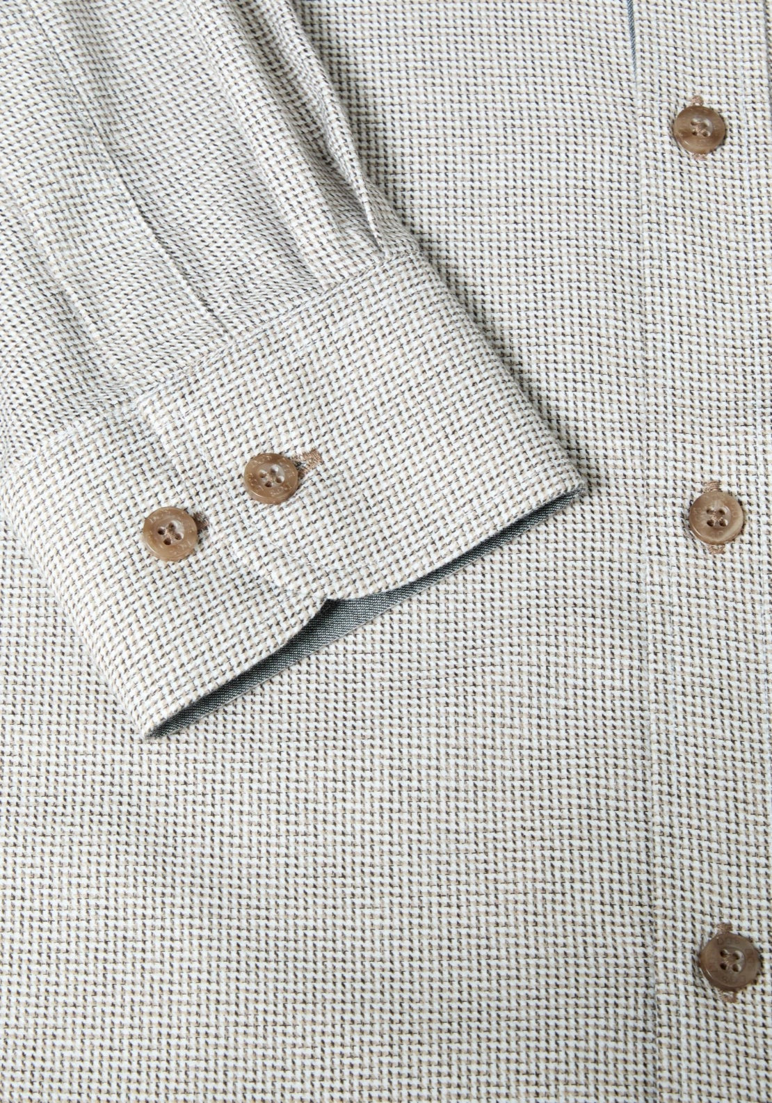 Drifter Long Sleeve Check Shirt - Brown 3 Shaws Department Stores