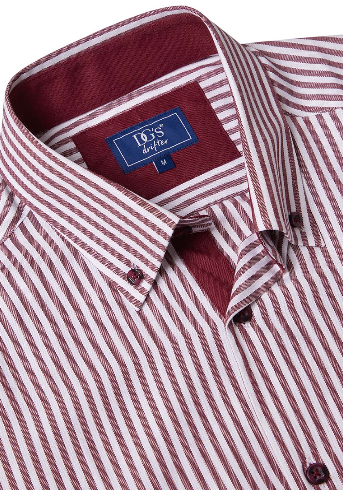 Drifter DG Drifter Regular Ivano Print Shirt - Red 1 Shaws Department Stores