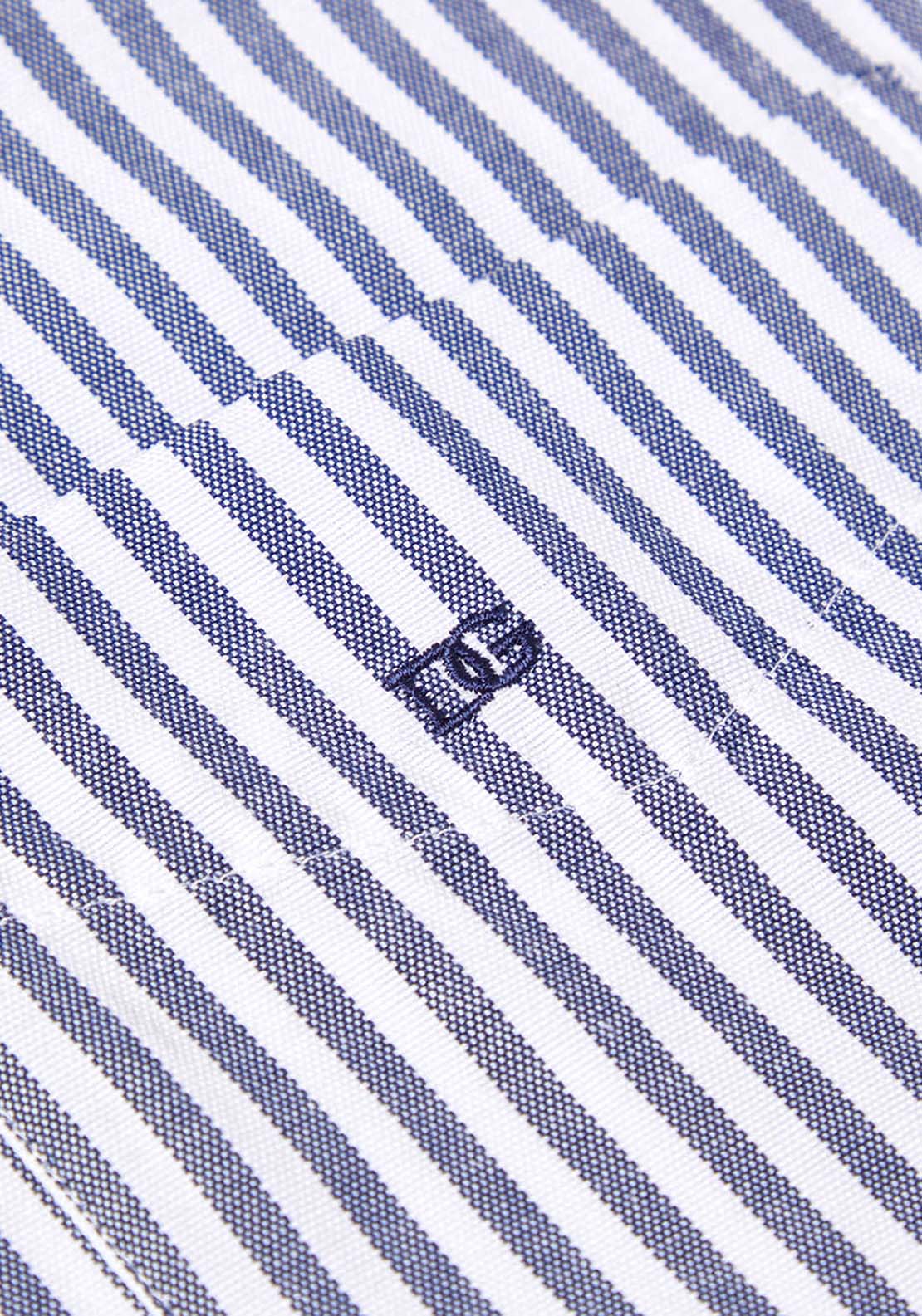 Drifter DG Drifter Regular Ivano Print Shirt - Blue 4 Shaws Department Stores