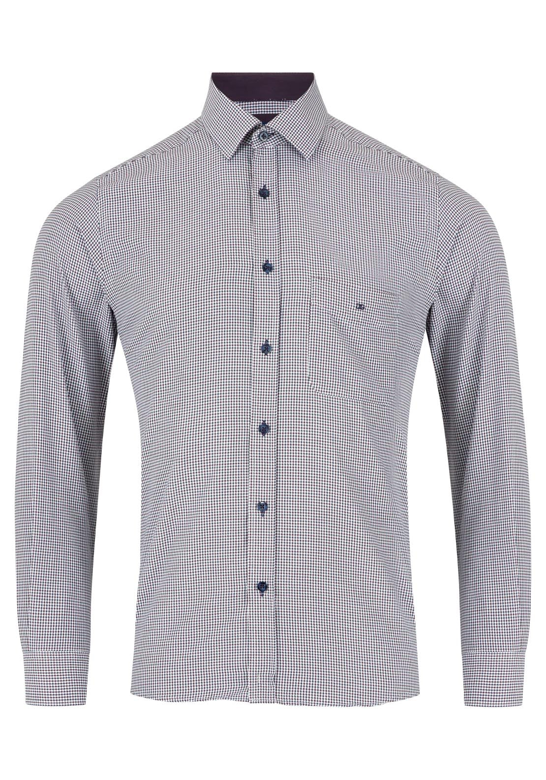 Drifter DG Drifter Regular Giovanni Shirt - Purple 1 Shaws Department Stores