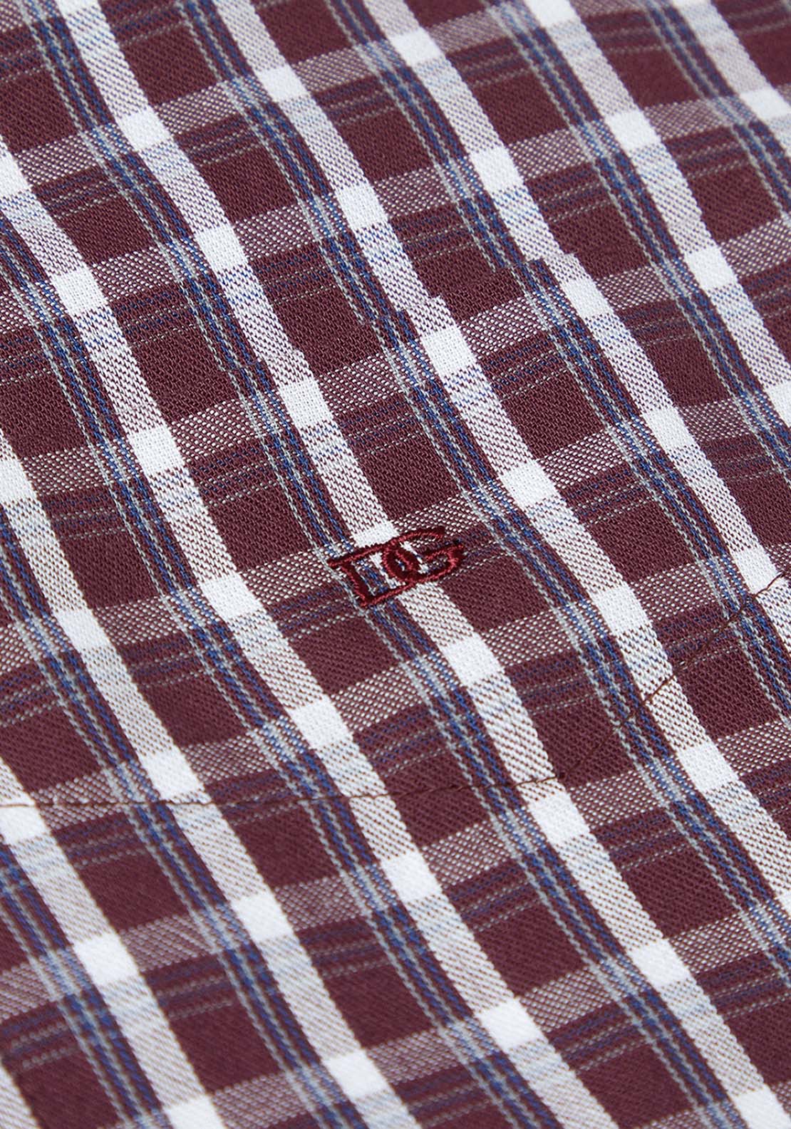 Drifter DG Drifter Regular Ivano Print Shirt - Red 4 Shaws Department Stores