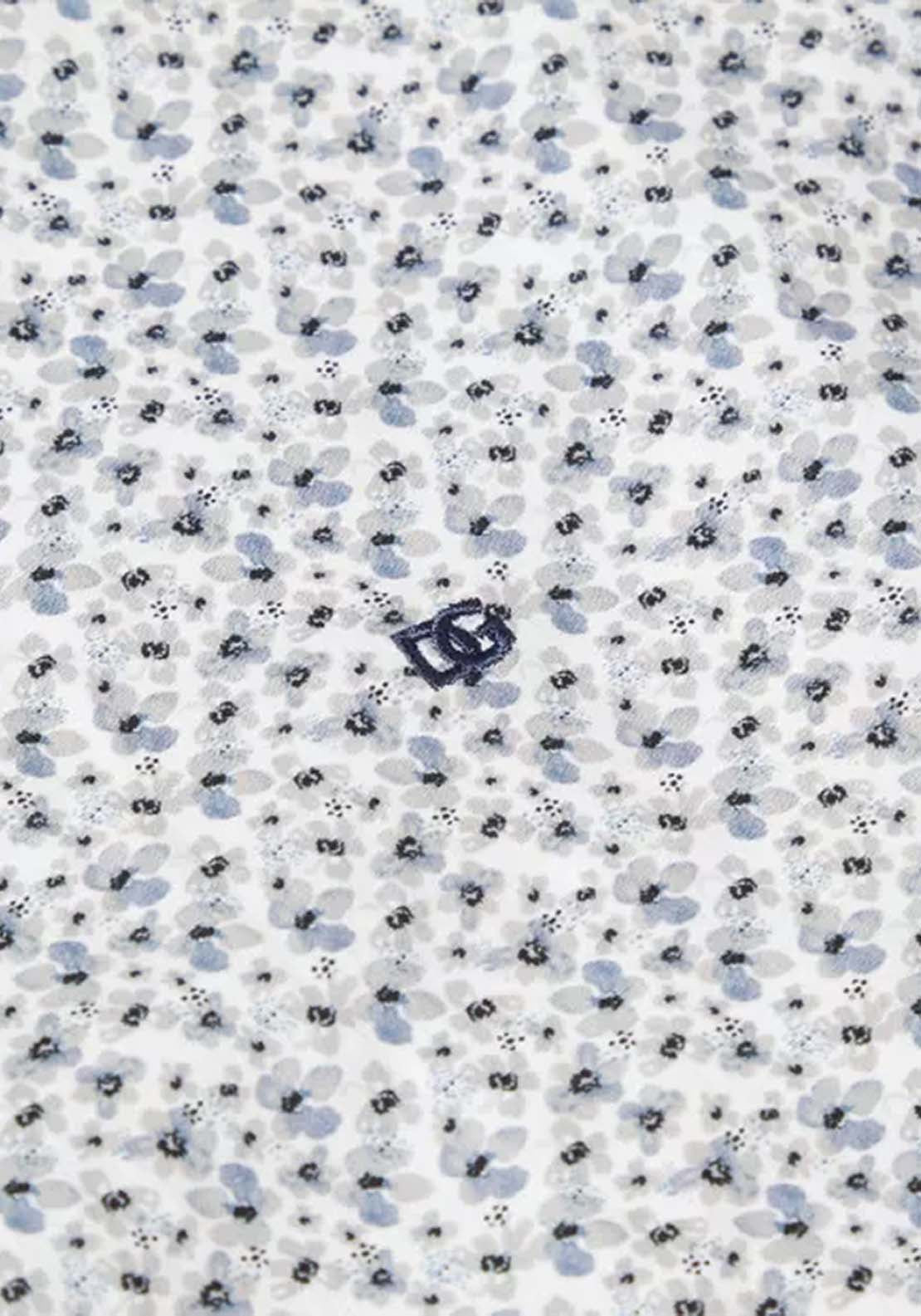 Drifter Long Sleeve Print Shirt - Blue 4 Shaws Department Stores