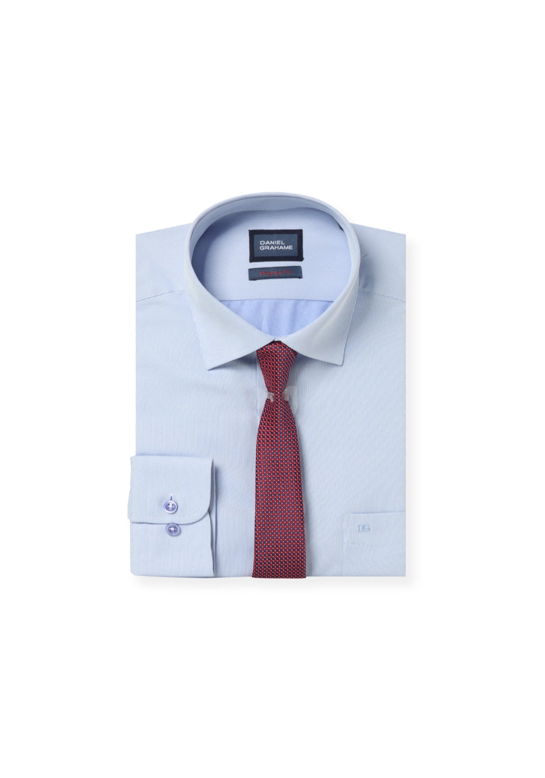 Boxed Stripe Shirt - Blue