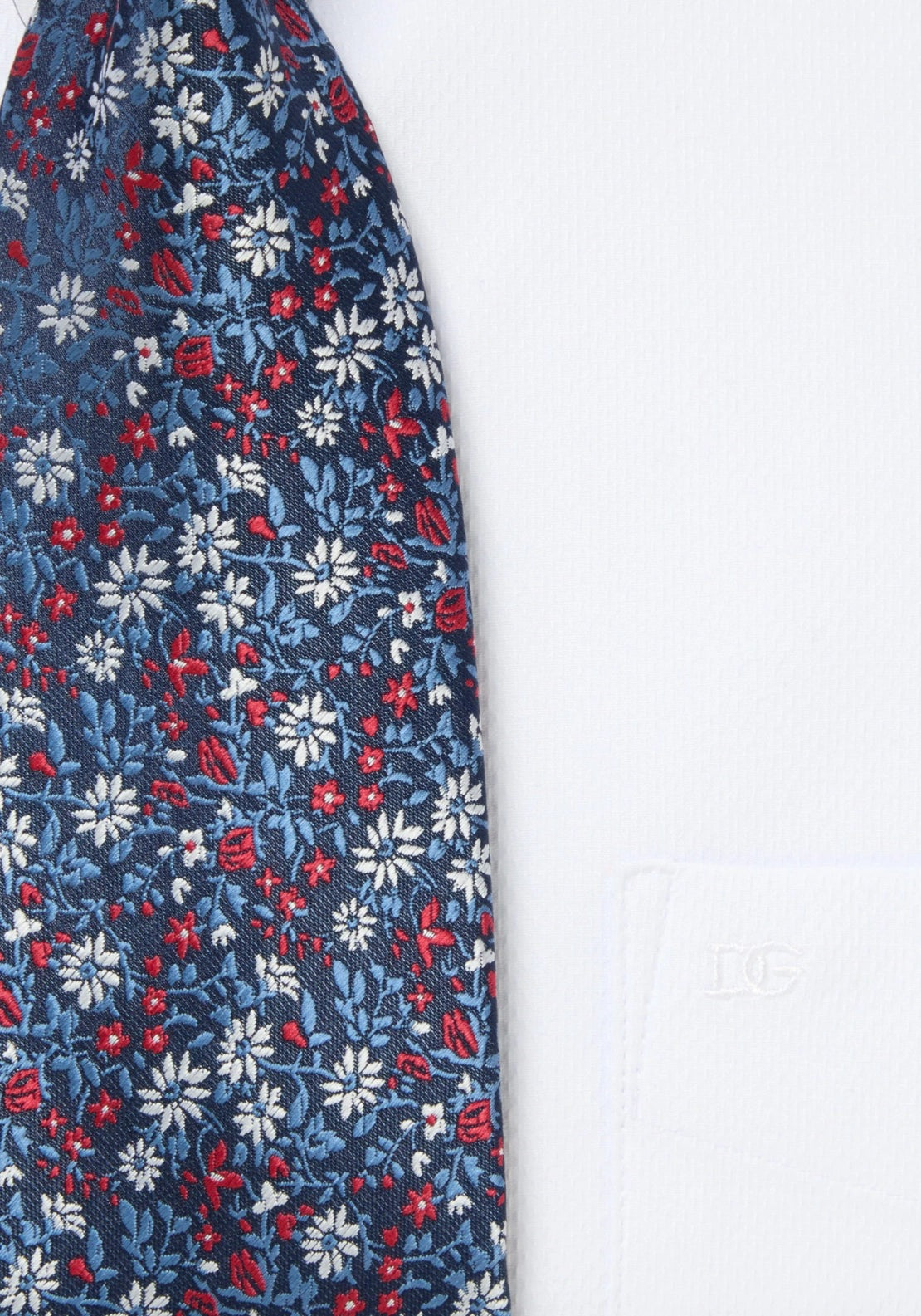 Daniel Grahame Boxed Plain Shirt - White 3 Shaws Department Stores