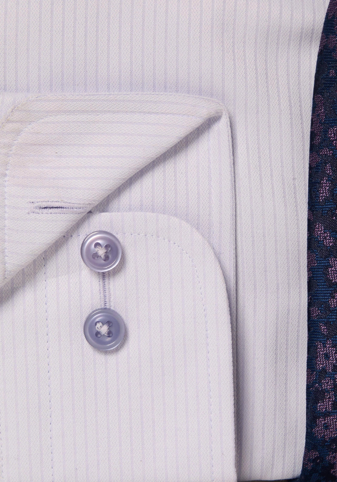 Boxed Stripe Shirt - Purple