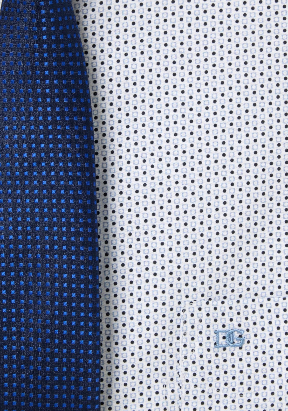 Daniel Grahame Boxed Print Shirt - Blue 4 Shaws Department Stores