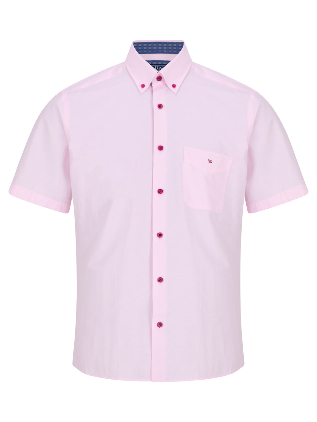Drifter Ivano Short Sleeve Shirt - Pink 1 Shaws Department Stores