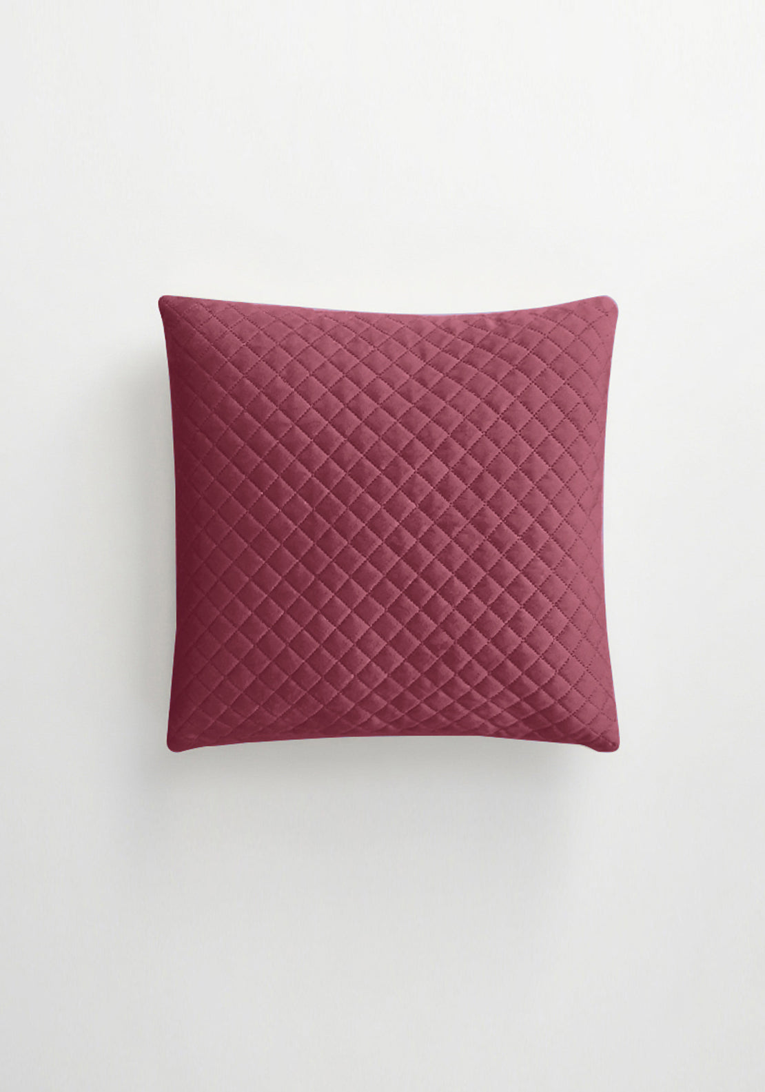 The Home Collection Pinsonic Velvet Cushion - Wine 1 Shaws Department Stores