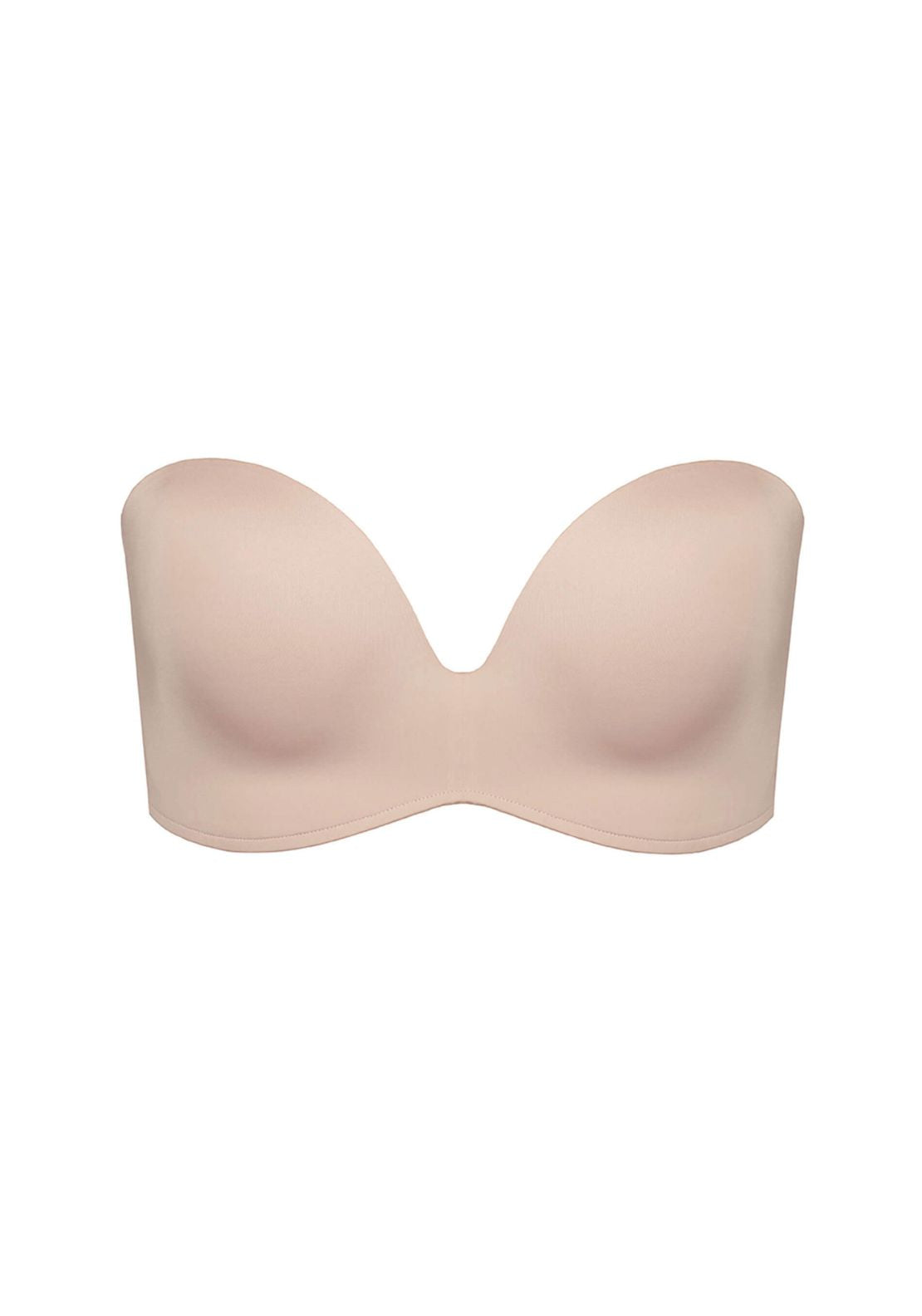 Wonderbra Ultimate Strapless Under Wire Push Up Bra - Nude 1 Shaws Department Stores