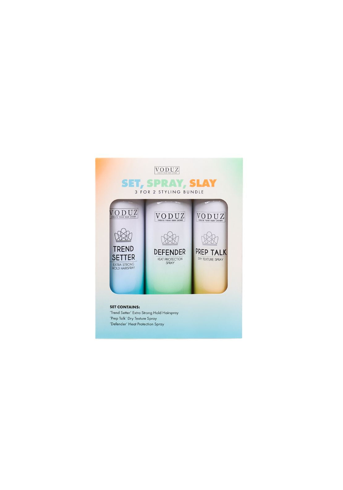 Set, Spray & Slay Bundle - No Colour
