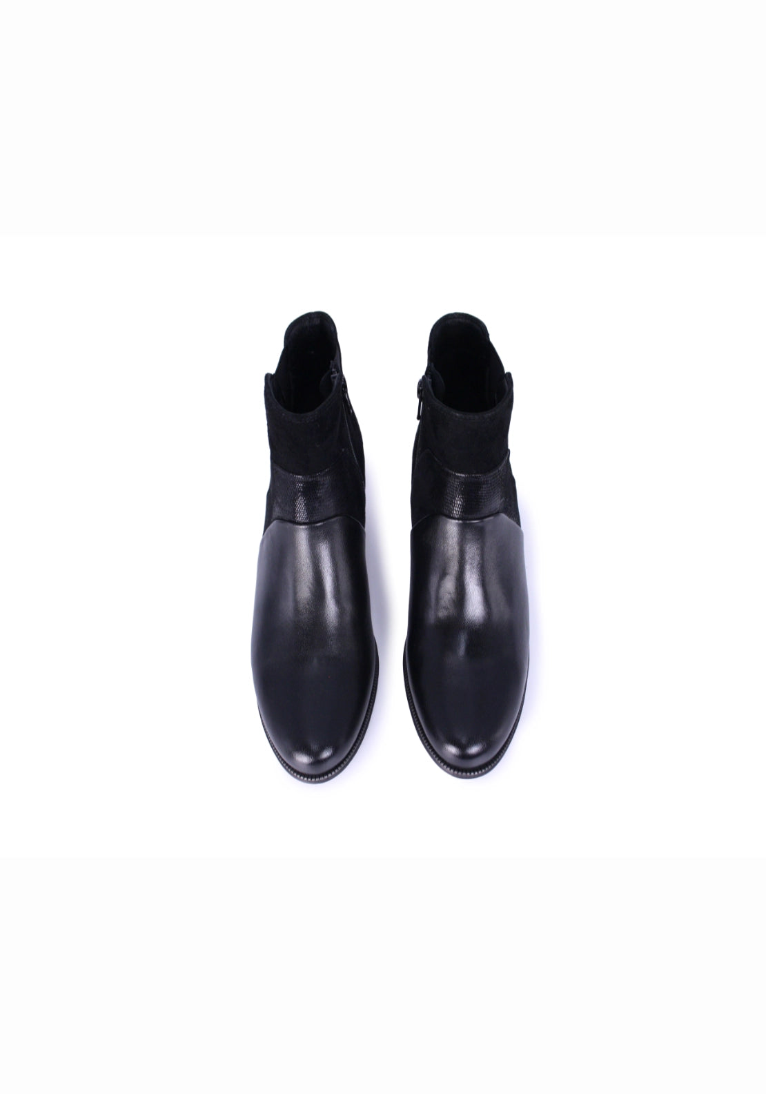 Dubarry Cindy Block Heel Boot - Black 4 Shaws Department Stores