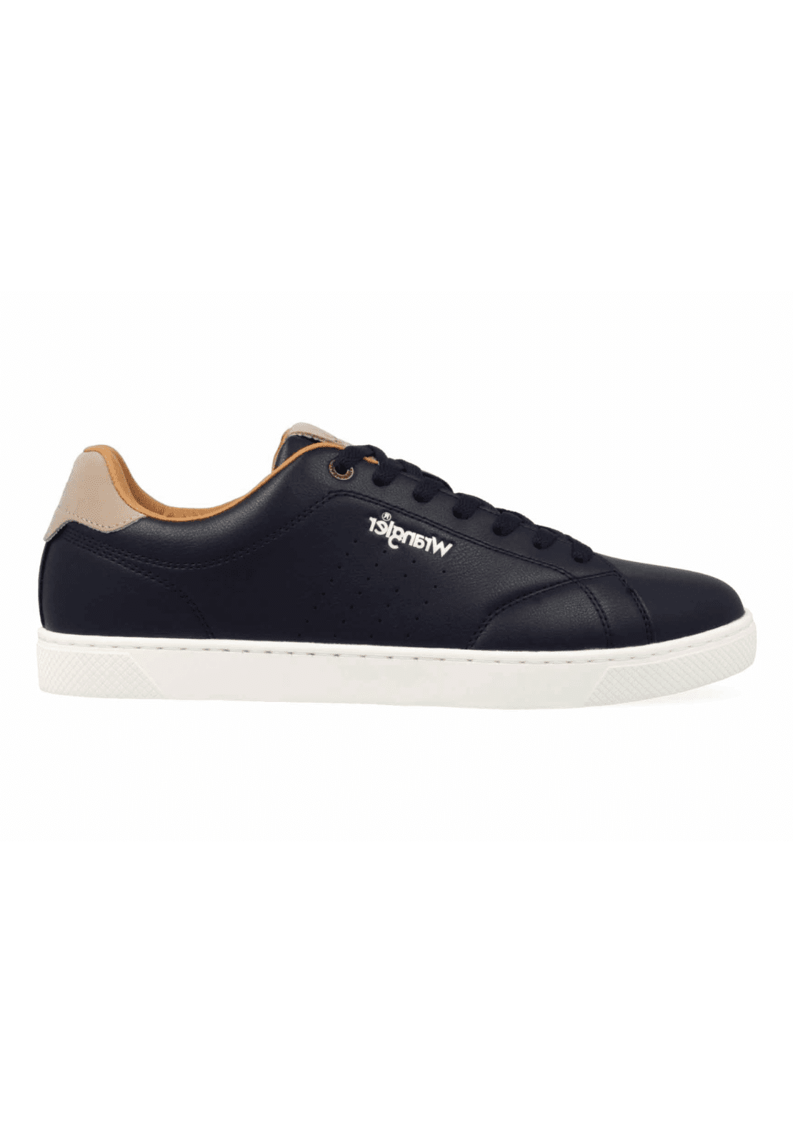 Wrangler Footwear Bennet Low Trainer - Dress Blues 1 Shaws Department Stores