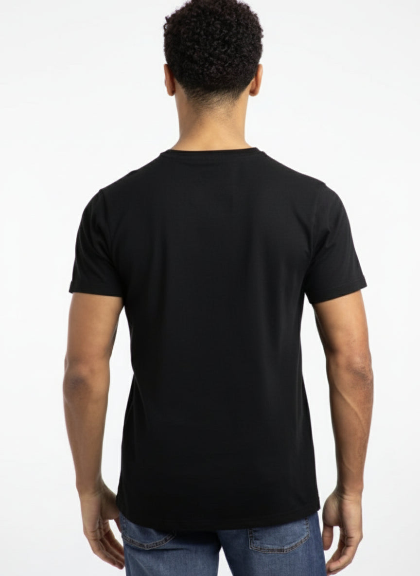 Weird Fish Fished Organic Branded T-Shirt - Black 2 Shaws Department Stores