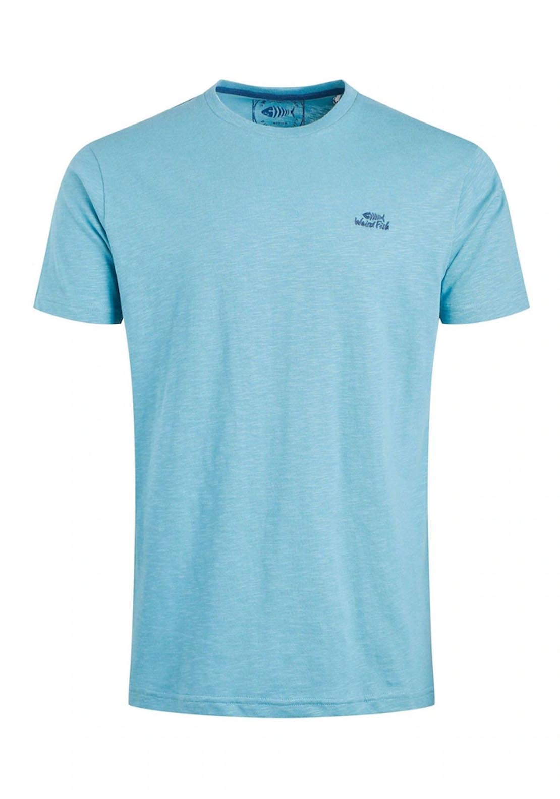 Weird Fish Fished Organic Branded T-Shirt - Smoke Blue 5 Shaws Department Stores