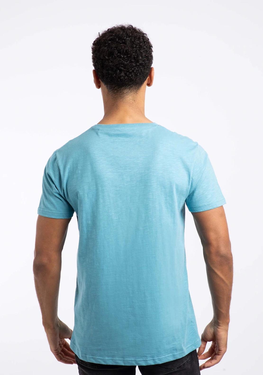 Weird Fish Fished Organic Branded T-Shirt - Smoke Blue 2 Shaws Department Stores