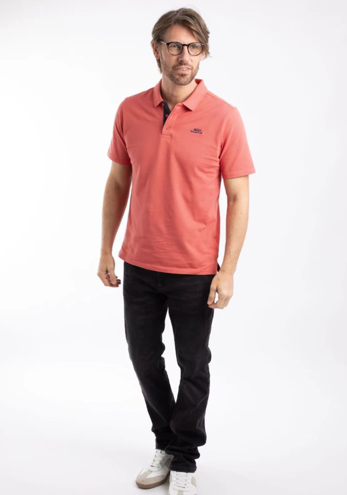 Weird Fish 100% Cotton Miles Pique Polo Shirt - Nantucket 5 Shaws Department Stores