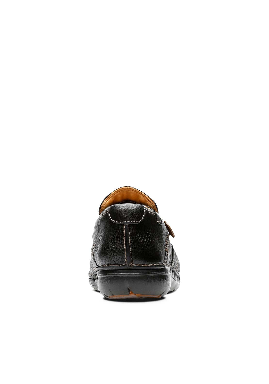 Clarks Un Loop Casual Shoe - Black 5 Shaws Department Stores